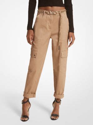 Stretch Organic Cotton Cargo Pants 